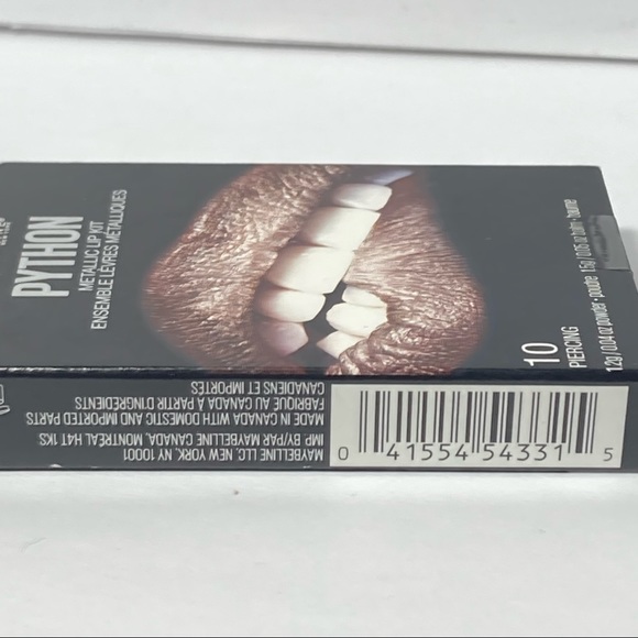 Maybelline Python Metallic Lip Kit Piercing Silver - Picture 8 of 10